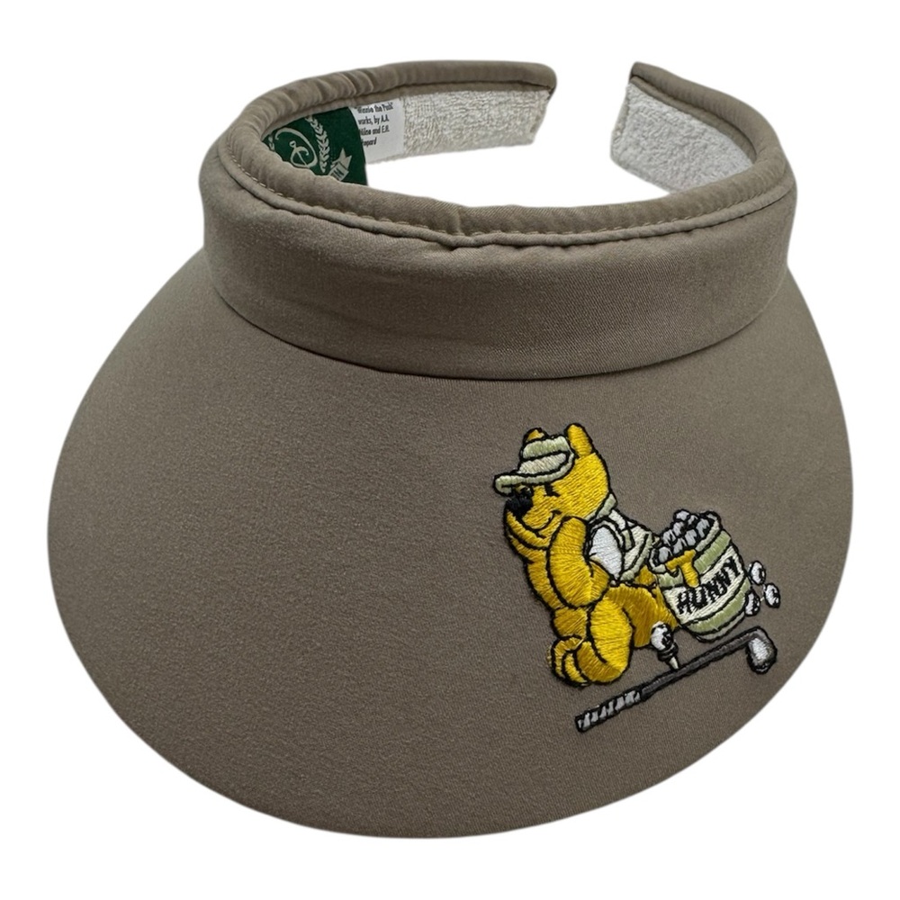 Vintage Disney Gold Collection Winnie The Pooh Embroidered Sun Visor